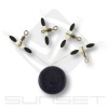 Крепление для скользящего поплавка со стопорами SUNSET Stop Float+Beads+Phospho+Rolling ST-S-5016