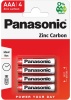 Батарейка Panasonic ZINK CARBON AAA R03 уп. 4 шт