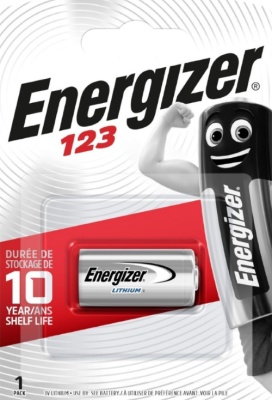 Батарейка Energizer LITHIUM CR123A 3V
