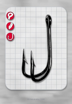 Крючок-двойник Gamakatsu LS-4523T № 6-7 