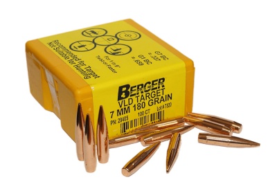 Пуля 7 мм 180 гр BERGER VLD TARGET HPBT