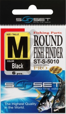 Крепление для скользящего поплавка SUNSET Round Fish Finder ST-S-5010 уп. 6 шт