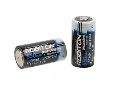 Аккумулятор ROBITON 123A Li-ION 550 mAh уп. 2 шт