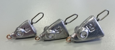 Груз ГОЛОВА РЫБКИ с застежкой 20-28 г