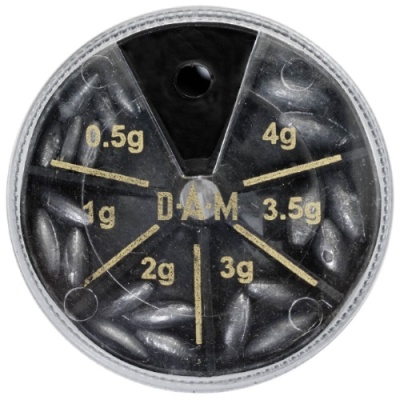 Набор грузов DAM BLEIOLIVEN 80 г оливки